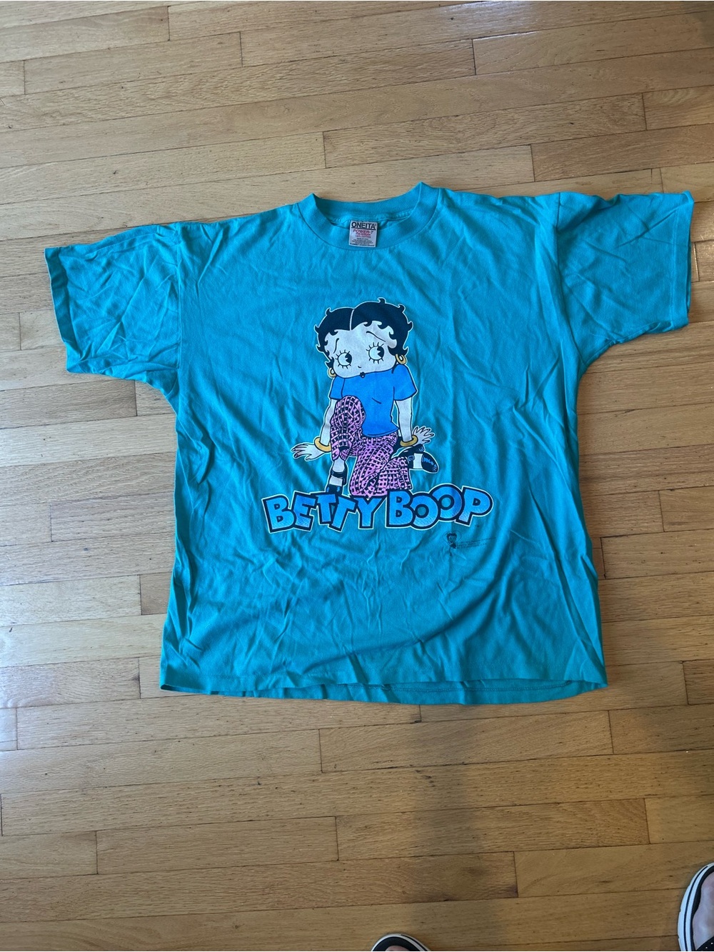 Betty Boop Teal Graphic Women’s Short Sleeve Tee